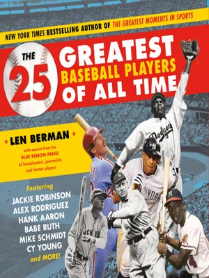 cover image of 25 Greatest Baseball Players of All Time